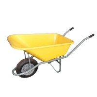 Large capacity garden trolley with pneumatic wheel WB6414