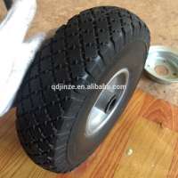 10 inch wheel tire, Flat free tire ,tyre pu foam tyre 4.10/3.50-4