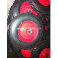 wheel tire 4.10 / 3.50 4 ,4.10/3.50-4 pu foam tyre with plastic rim,rubber wheel tyre