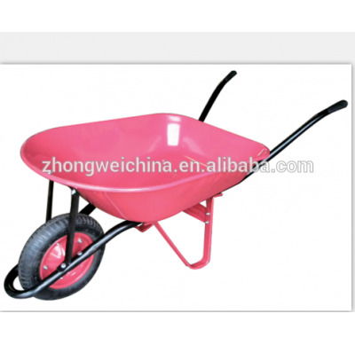 high quality competitive price red color big tray 75L wheel barrow WB7200A