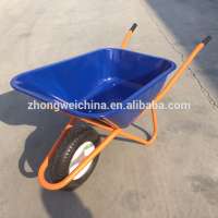 Russia Market Wheelbarrow Wb6418 Wheel Barrow for Garden Construction Building