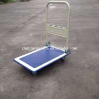 Warehouse Platform Trolley , Cheap Stainless Steel Folding Heavy Duty Platform Hand Truck