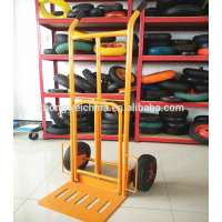 China farm trucks double wheel warehouse hand trolley HT1827