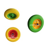 New design pu wheelbarrow wheel,pu wheel for wheel barrow